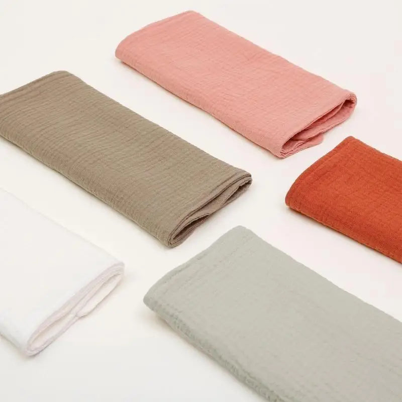 Baby Burp Cloths & Face Towels | Soft Cotton 11x23 in