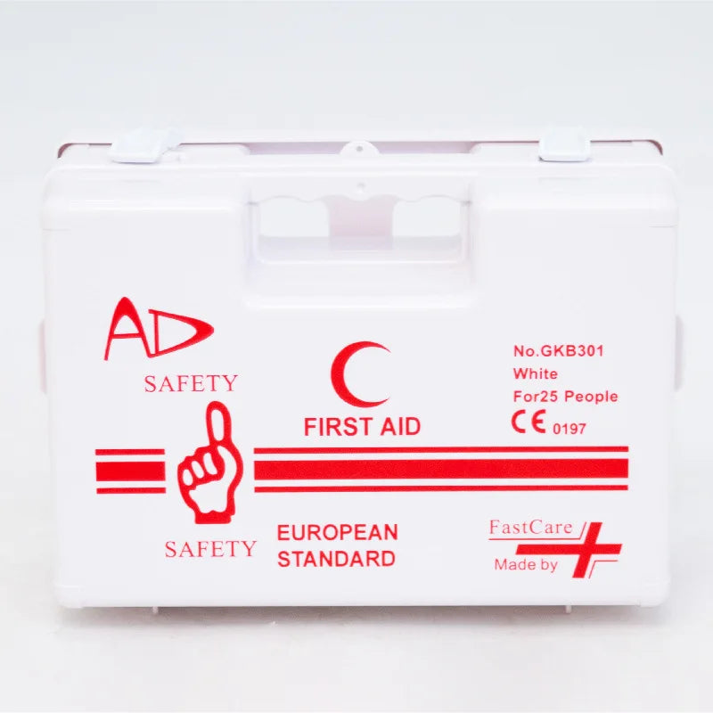 First Aid Kit Wall Mounted First Aid Kit Plastic First Aid Medicine Kit Peaceful Pleasures Health and Wellness white