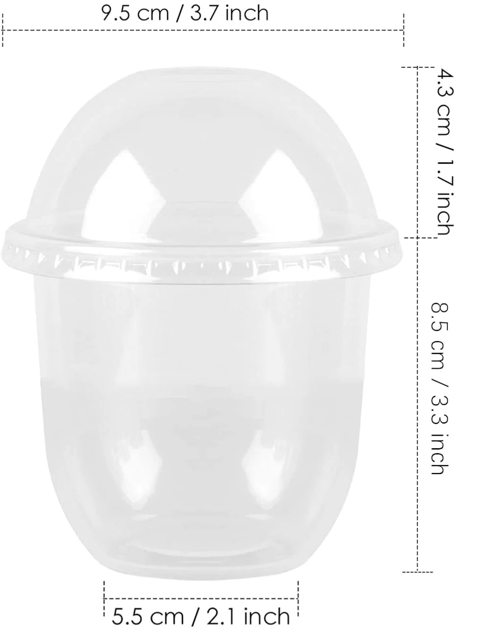 Clear Plastic Cups 12 oz Dessert Yogurt Parfait Banana Pudding Pet Disposable Cups with 200 Pcs Sporks for Fruit Ice Cream Party Peaceful Pleasures Health and Wellness