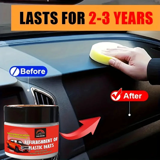 Car Plastic Restorer Cream 100G – Anti-Scratch & Stain Removal Plastic Repair Paste Oasis Select