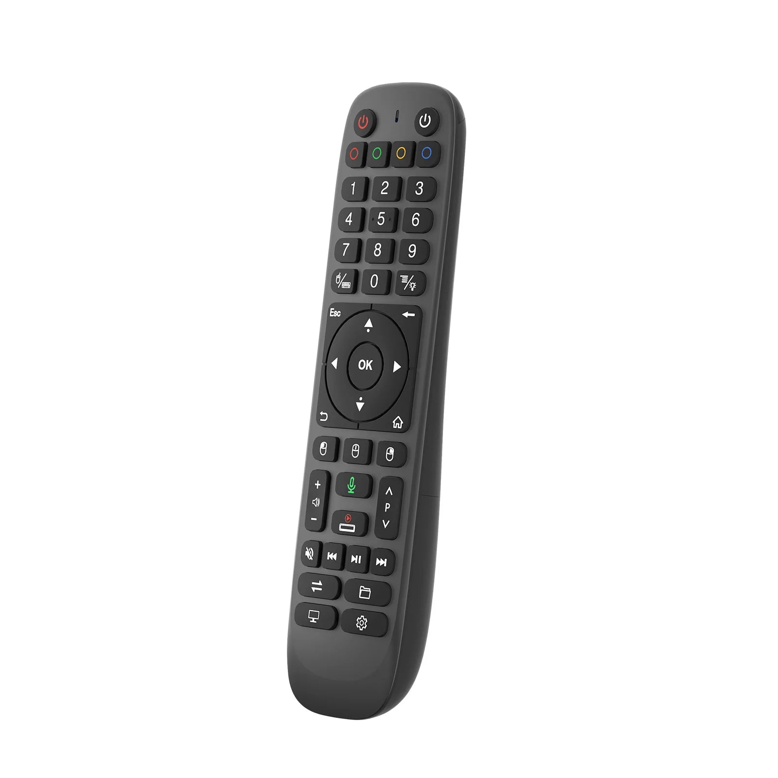 2.4G BT Dual Mode Backlit Remote with Air Mouse Smart TV Remote Gyroscopic Sensing for Android TV Box Smart TV PC Projector Peaceful Pleasures Health and Wellness