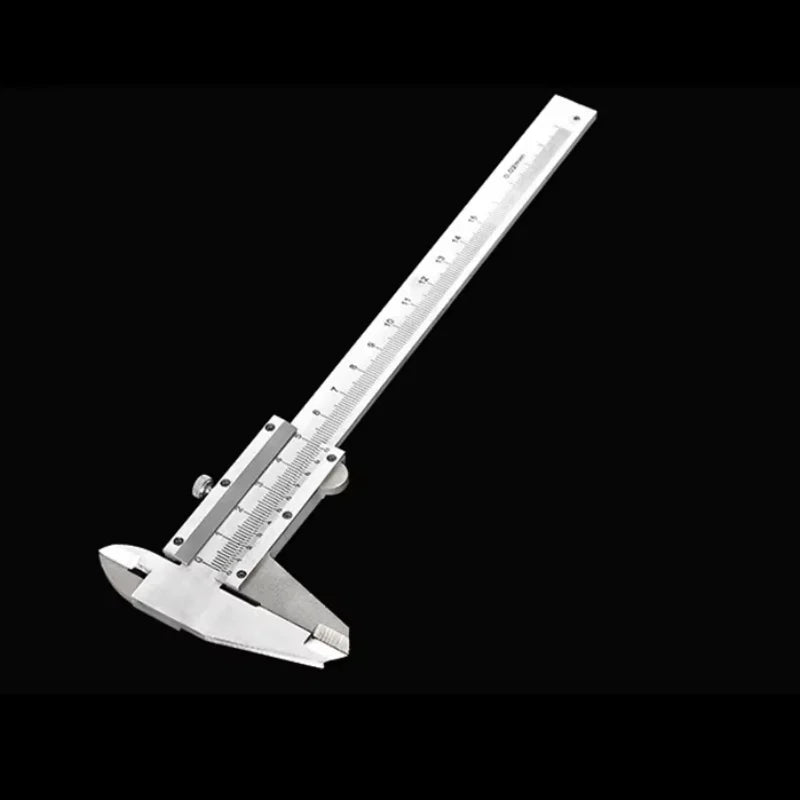 Stainless Steel Vernier Caliper 0-150mm Locking Screw Vernier Caliper Stainless Steel Peaceful Pleasures Health and Wellness