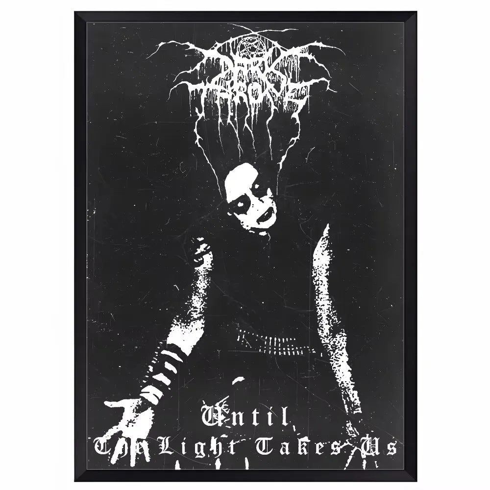Classic D-DarkthroneS Band Poster HD Art Sticky Wall Waterproof Home Living Room Bar Office Aesthetic Decoration Peaceful Pleasures Health and Wellness ZLH5284 100x150cm No Frame