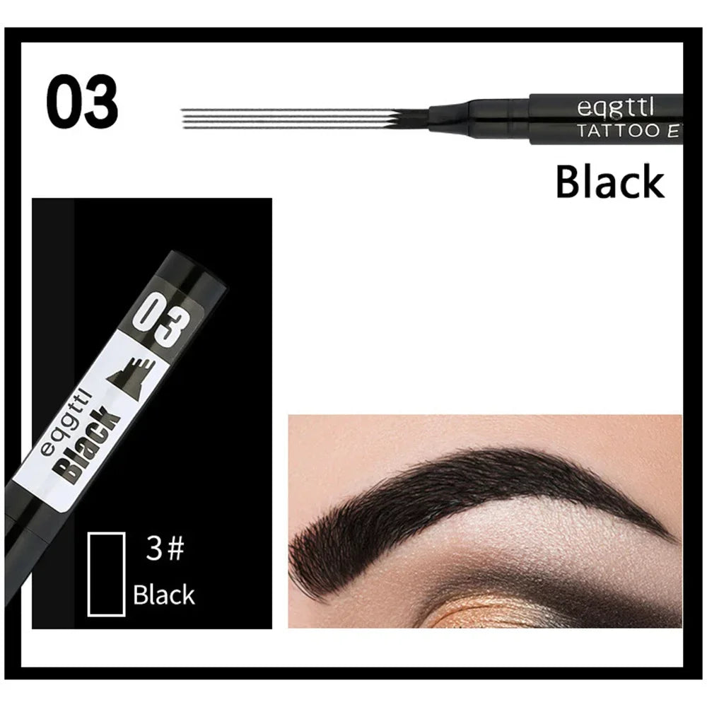 Waterproof Liquid Eyebrow Pencil | Long-Lasting 6 Shades
