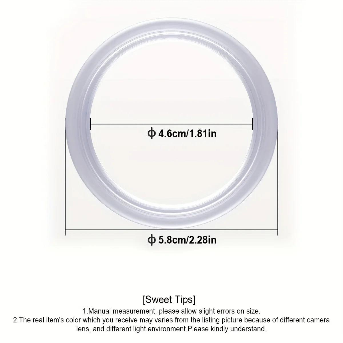 Silicone Steam Ring Silicone Gasket Compatible with Delonghi EC685R, EC695.BK, EC695.M, EC695R, EC685/EC680/EC850/860 Peaceful Pleasures Health and Wellness