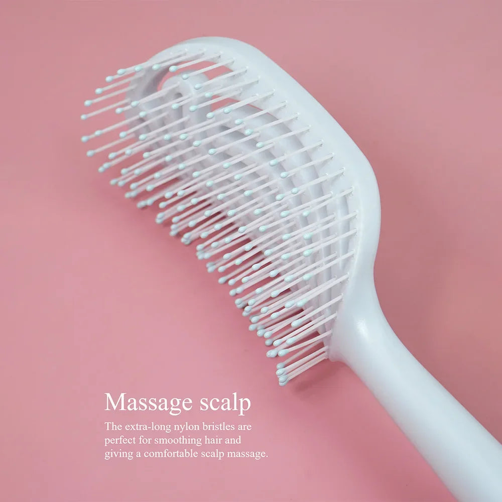 Hollow Out Anti-Static Detangling Hair Brush – Wet & Dry Detangling Hair Brush Peaceful Pleasures Health and Wellness