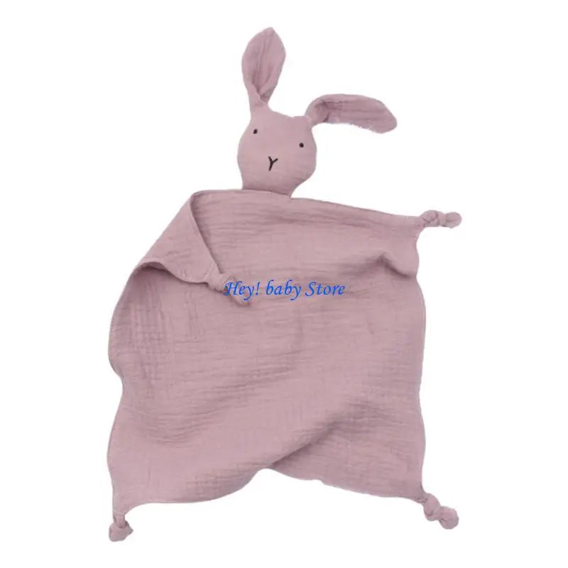 Soft Gauze Rabbit Baby Comfort Blanket & Appease Toy