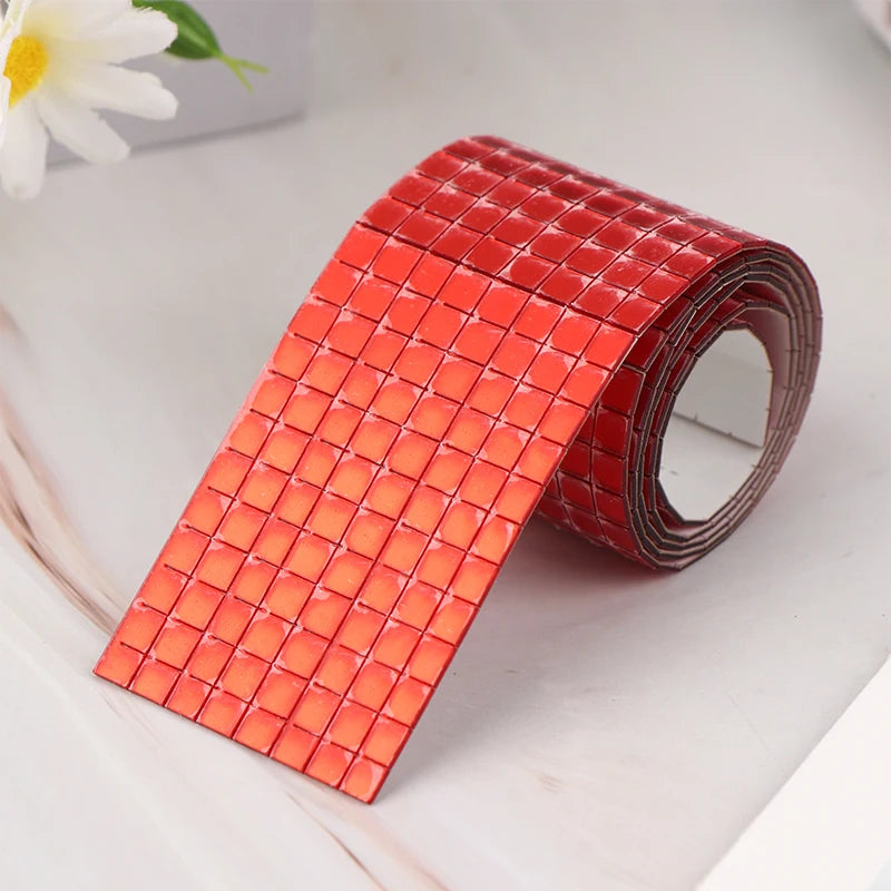 3D Disco Ball Mirror Wall Sticker Roll | DIY Acrylic Mosaic Decor