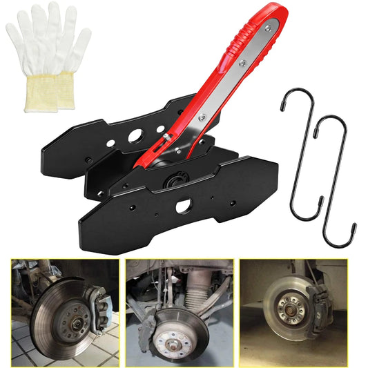 Brake Caliper Pressing Tool Brake Piston Spreader 360° Ratchet Swing Wrench for Disc Brake System Caliper Brake Pad Replacement Peaceful Pleasures Health and Wellness