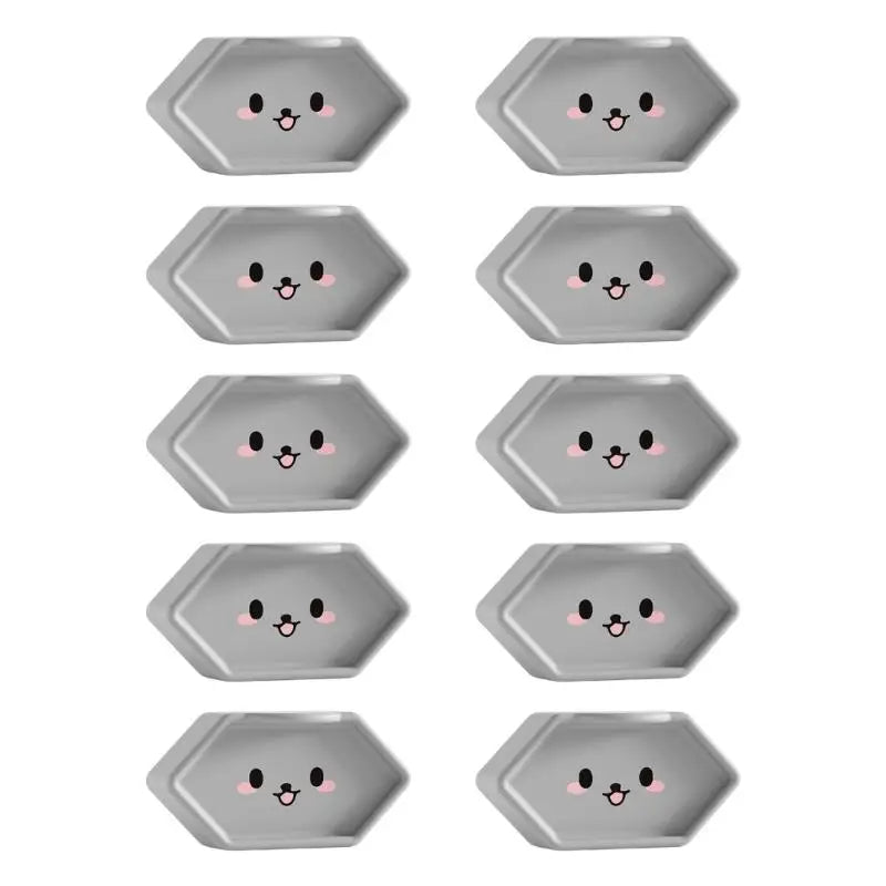 10-Pack Childproof Outlet Cover Plugs | 2-Hole Socket Safety