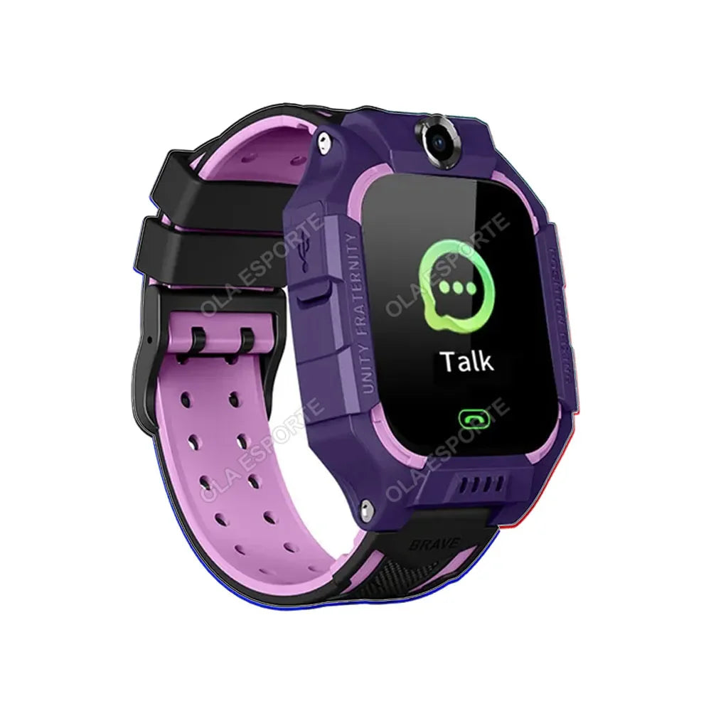 Kids Smart Watch 2G SIM GPS Tracker SOS LED IP68 Boys & Girls