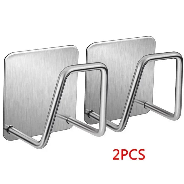 Stainless Steel No-Drill Sponge Holder & Sink Organizer