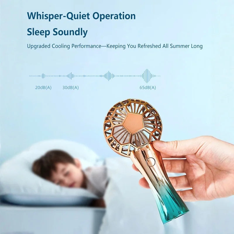 Football Shaped Mini Fan USB Rechargeable Portable Handheld Desktop 2 in 1 Cooler Travel Summer Gift For Football Fans Peaceful Pleasures Health and Wellness