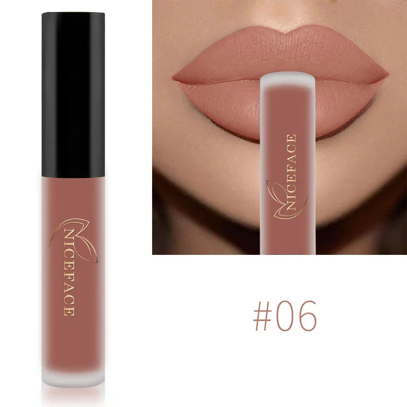 QiBest Matte Liquid Lipstick – Waterproof Long-Lasting Lip Gloss