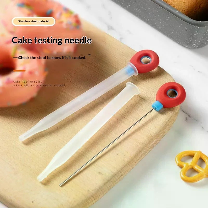 Reusable Cake Tester Probe with Non-Slip Silicone Handle