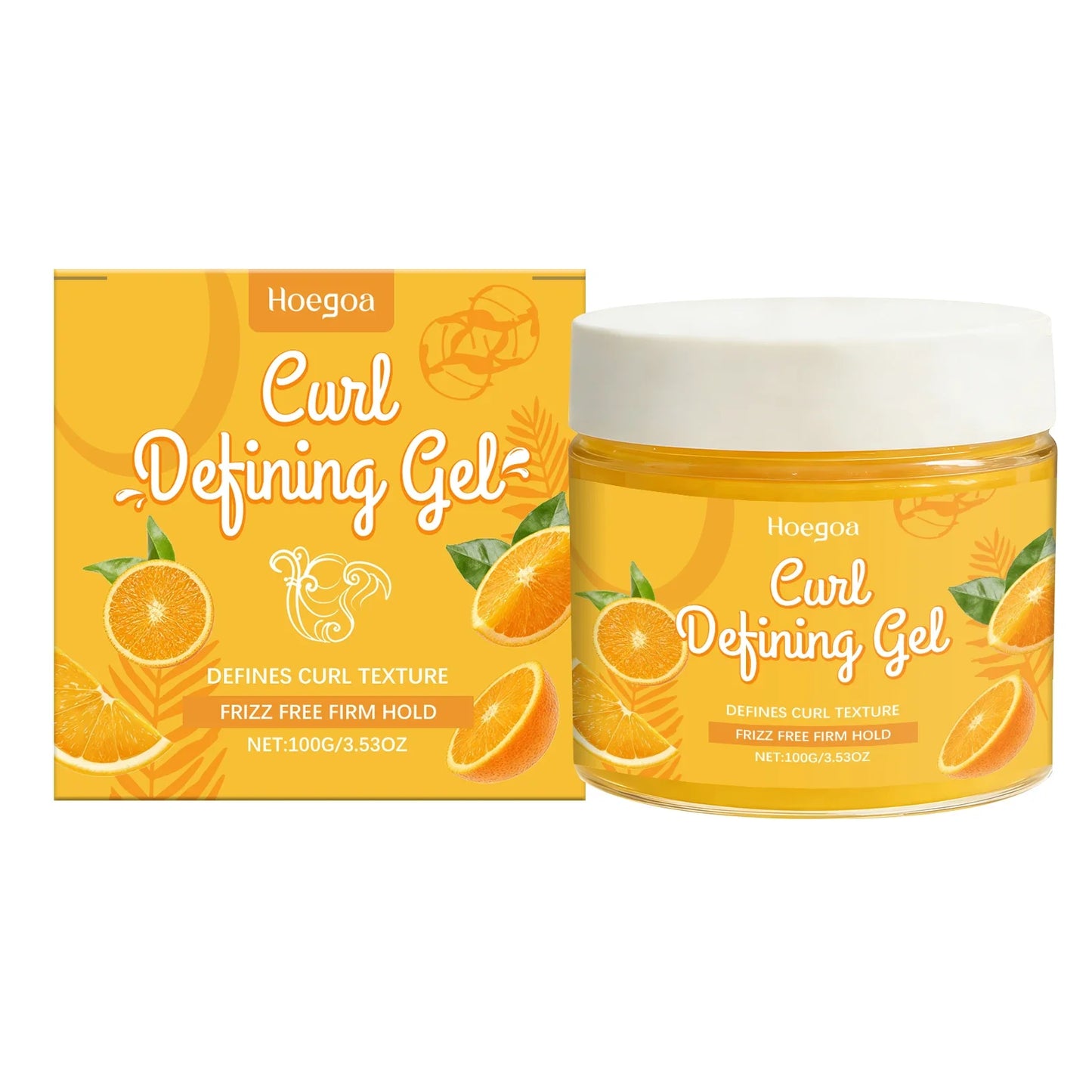 Hoegoa Curl Shaping Gel Hair Wax – Anti-Frizz Styling Cream Curl Styling Gel Oasis Select 100g boxed