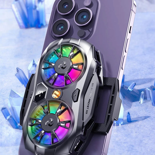 phone cooler gaming portable fan to cool the mobile cooling fan magnetic mobile cooler phone gaming radiator for cell phone fan Peaceful Pleasures Health and Wellness