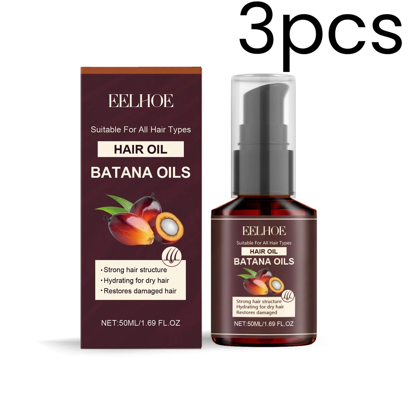 EELHOE Batana Hair Oil – Anti-Frizz Deep Nourishing Repair
