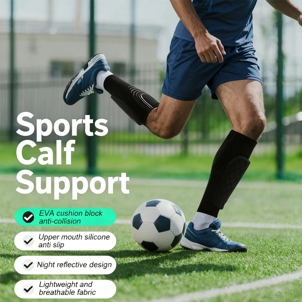 WEFITON Soccer Shin Guards Honeycomb Compression Sleeve Soccer Shin Guards Peaceful Pleasures Health and Wellness