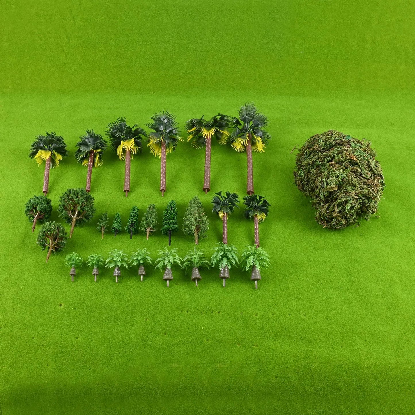 28Pcs Miniature Craft Trees Set – DIY Diorama & Model Landscape