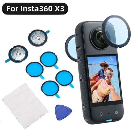 Lens Guards for Insta360 X3 – Anti-Scratch Protective Cap Camera Lens Guard Oasis Select