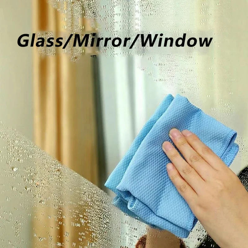 5-Pack Microfiber Cleaning Cloths – Kitchen, Glass & Dish