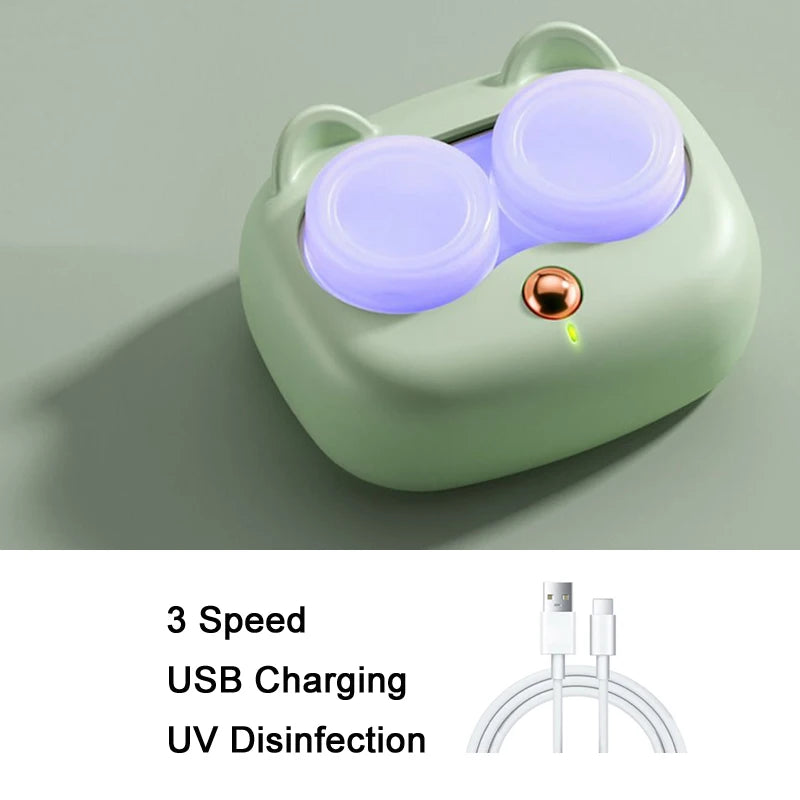 Ultrasonic Contact Lens Cleaner | Portable High-Frequency