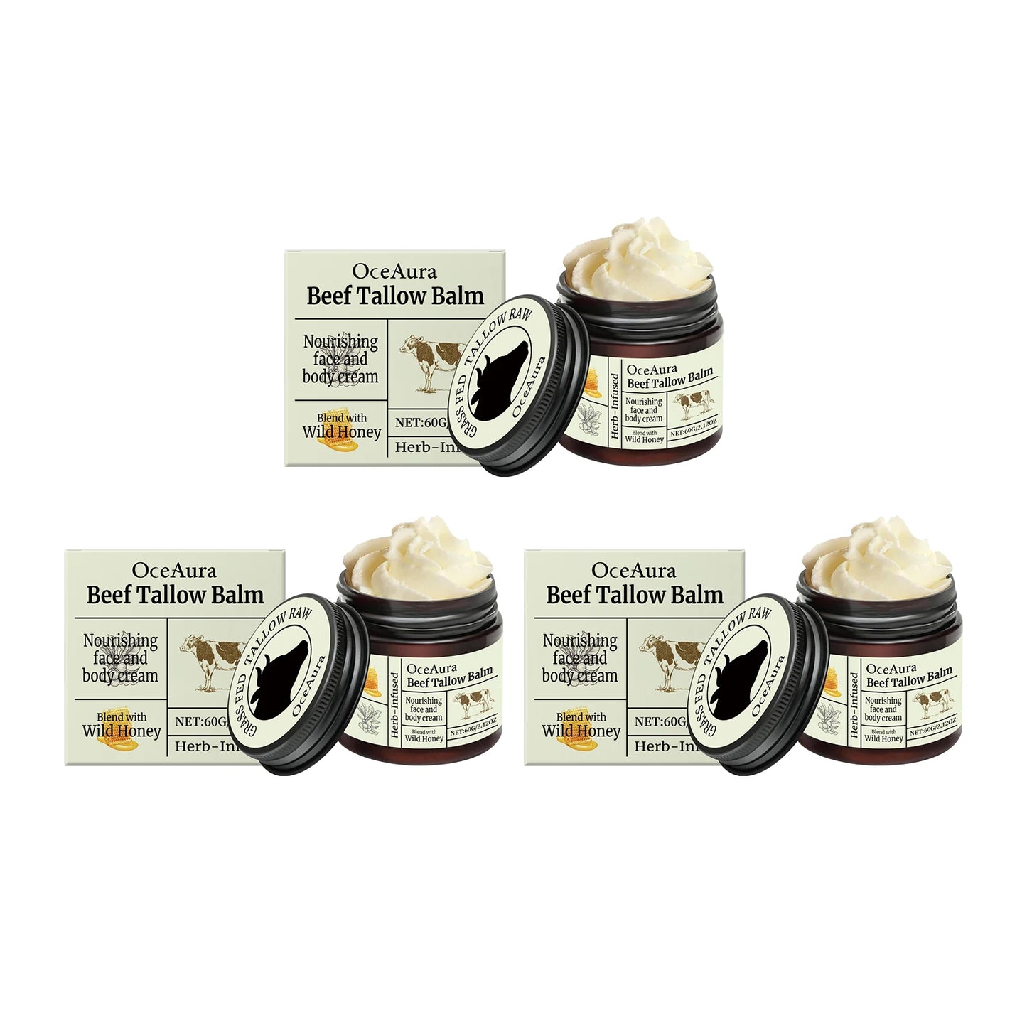 OceAura Butter & Honey Facial Moisturizing Cream 60g