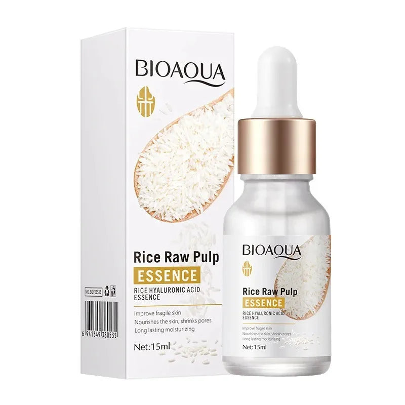 Rice Raw Pulp Serum – Hyaluronic Acid Face Essence BIOAQUA Face Serum Peaceful Pleasures Health and Wellness A