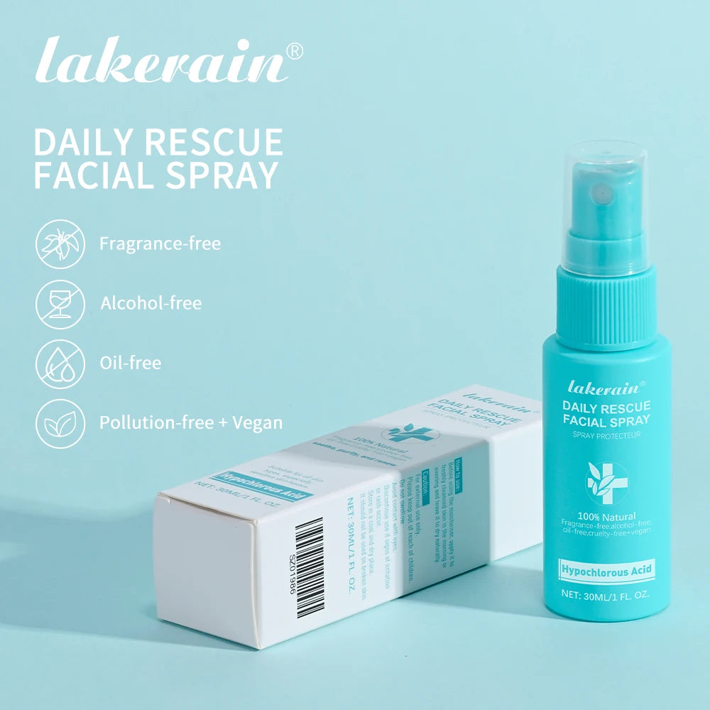 30ml Rescue Facial Spray For Sensitive Skin Hypochlorous Acid Spray Helps Reduce Redness Breakouts Soothing Balancing Spray Peaceful Pleasures Health and Wellness