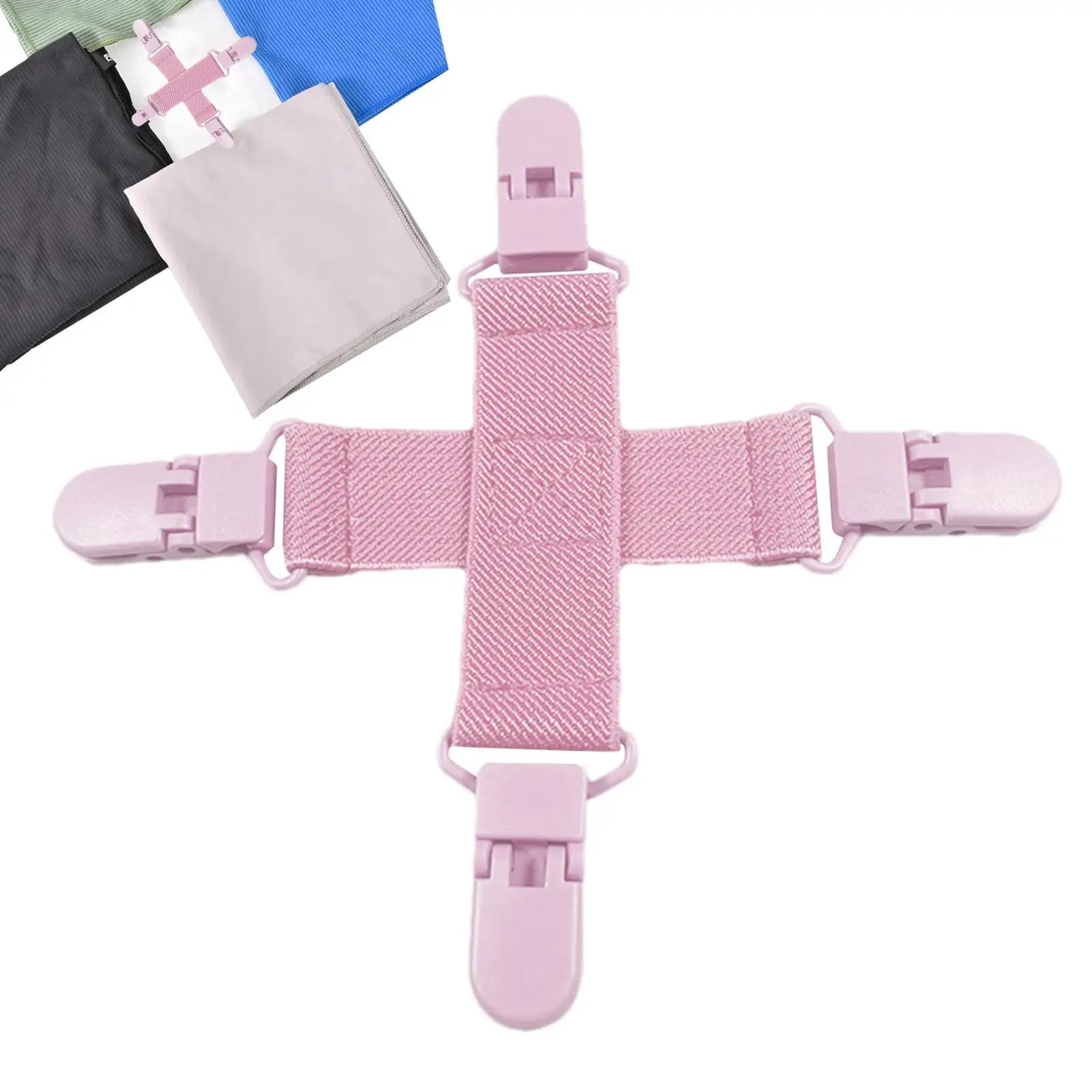Bed sheet detangler with four clip Household Laundry Blankets Detangling Clips Household Washing Machine Sheet Cleaning Supplies Peaceful Pleasures Health and Wellness