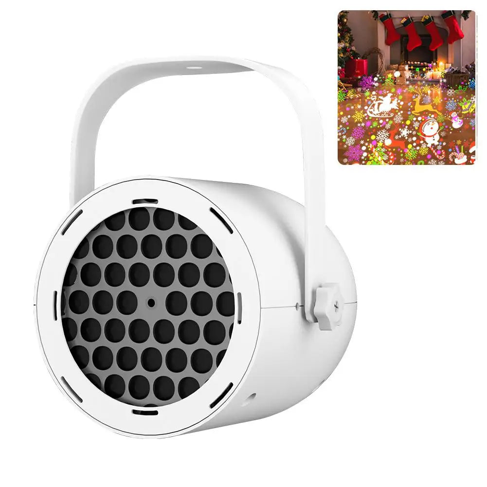 Christmas LED Snowflake Projector Light – Indoor & Outdoor Holiday Projector Light Peaceful Pleasures Health and Wellness C