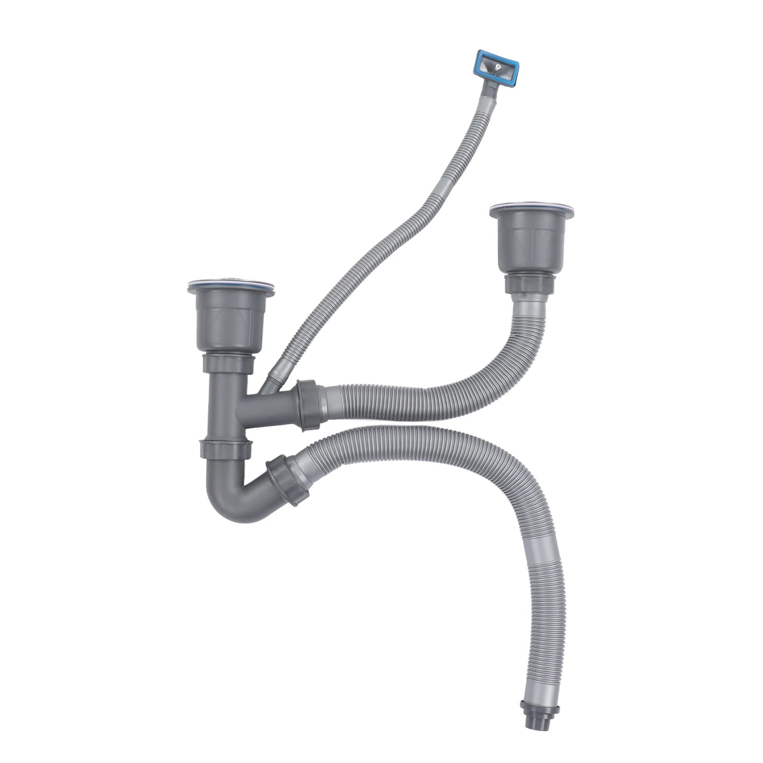 Kitchen Sink Double Hose Drain Quick Draining Expandable Multiple Peaceful Pleasures Health and Wellness Default Title