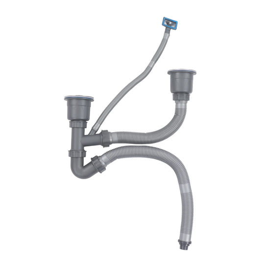 Kitchen Sink Double Hose Drain Quick Draining Expandable Multiple Peaceful Pleasures Health and Wellness Default Title