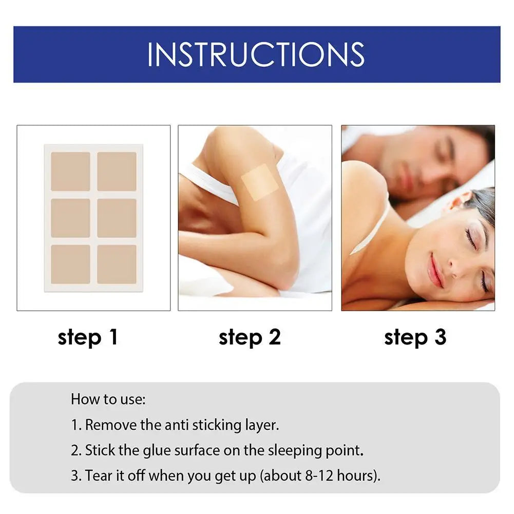 48pcs Sleep Patch Natural Muscle Relaxation Aid Peaceful Pleasures Health and Wellness
