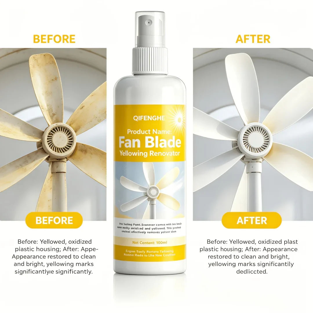 Fan Blade Renovator Spray – Plastic Cleaner & Oxidation Remover