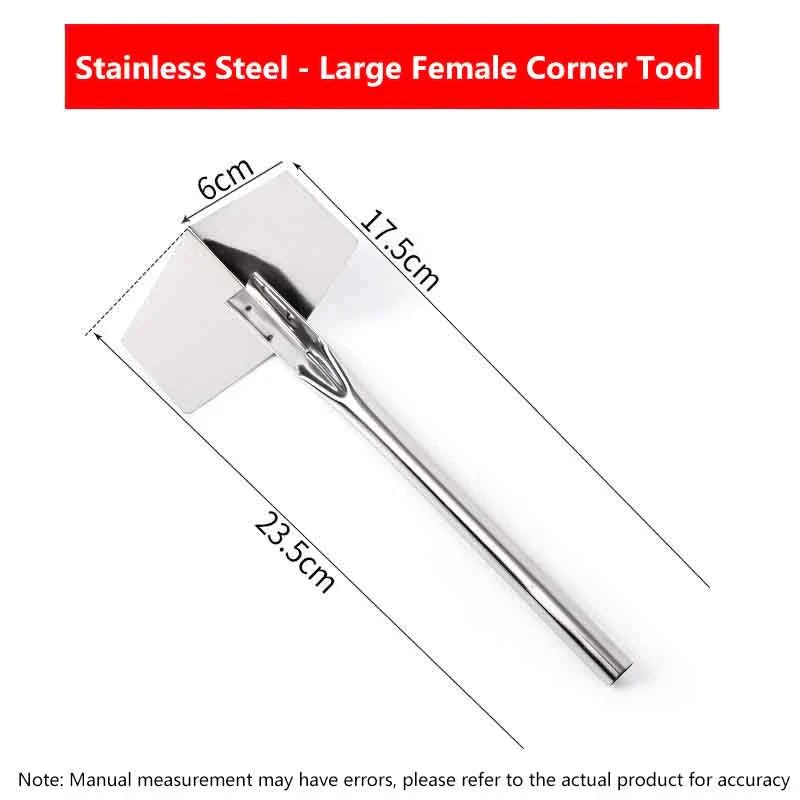 Stainless Steel Putty Knife & Drywall Scraper Corner Tool Set