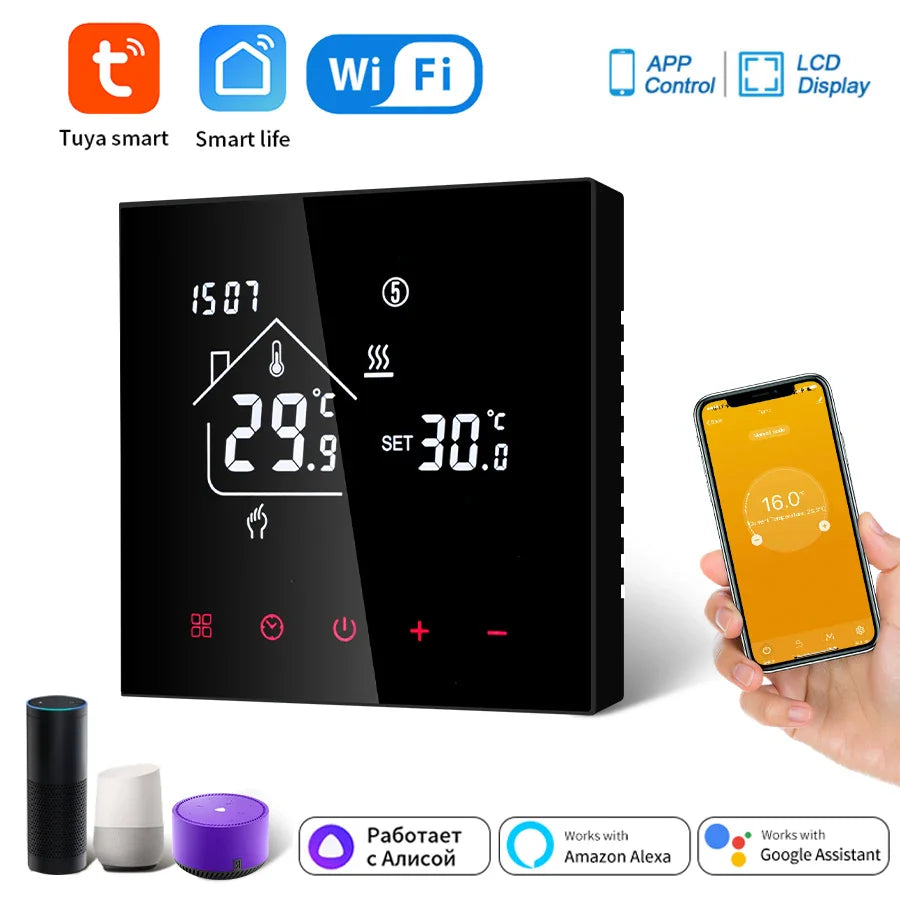 Tuya WiFi Smart Thermostat – Floor Heating & Gas Controller
