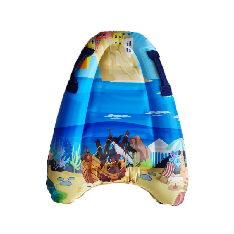 Inflatable Surfboard Portable Prone Board Beginner's Tour Lightweight Kickboard Water Skiing Board for Sea Surfing Peaceful Pleasures Health and Wellness
