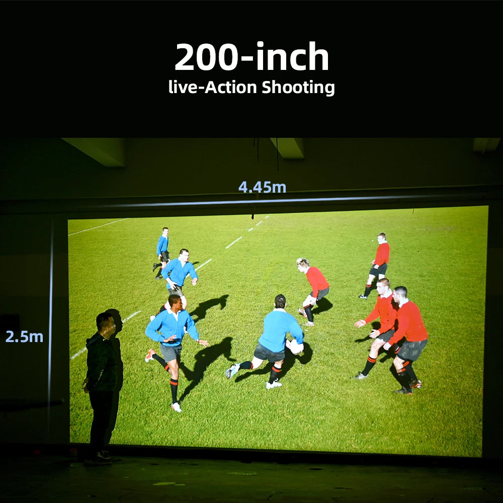 AUN A45 Pro 1080P Smart Projector | Google TV & Netflix Peaceful Pleasures Health and Wellness