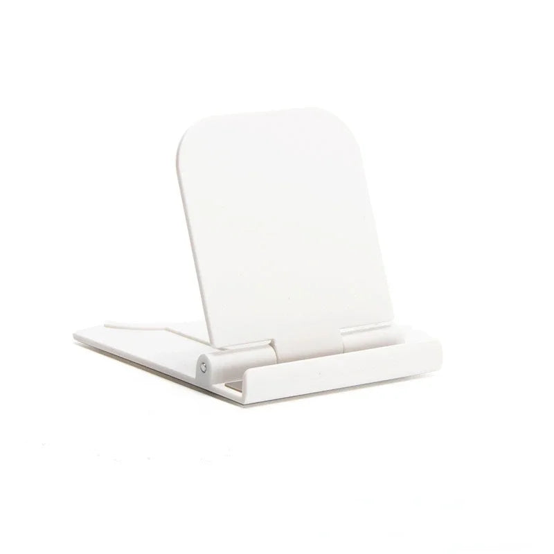 Phone Holder Stand Mobile Smartphone Support Tablet Stand for iPhone Desk Cell Phone Holder Stand Portable Mobile Holder Mount Peaceful Pleasures Health and Wellness White