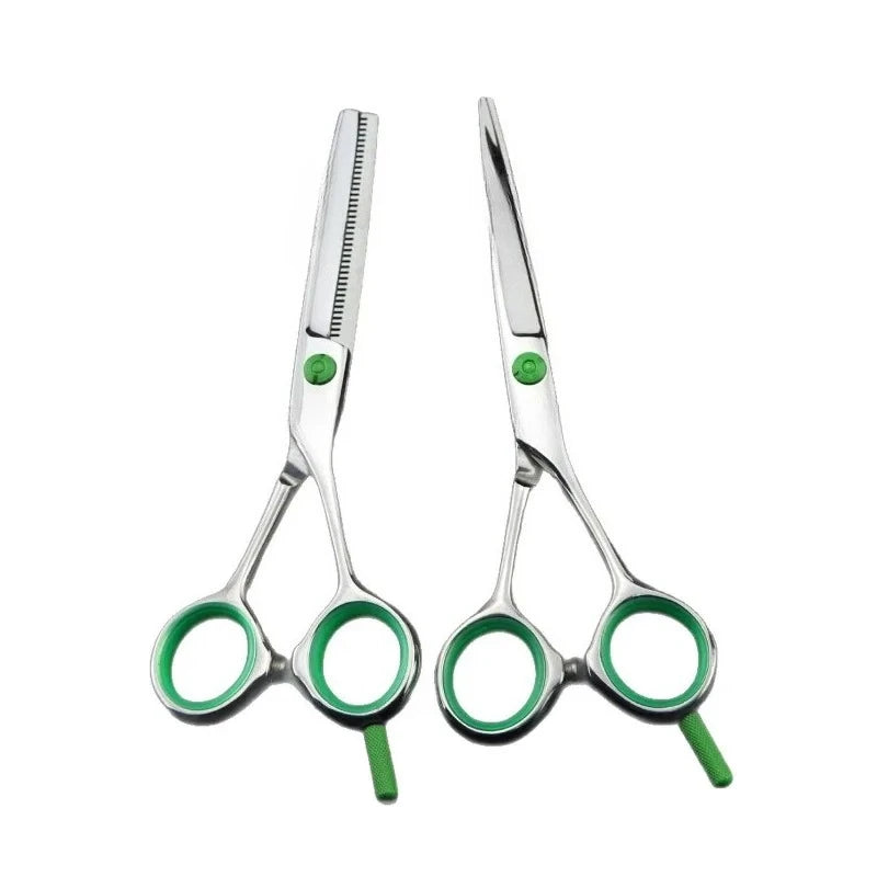 Hairdressing Scissors Stainless Steel Professional Hairdressing Scissors Cutting Thinning Scissors Barber Shear Home Salon Peaceful Pleasures Health and Wellness