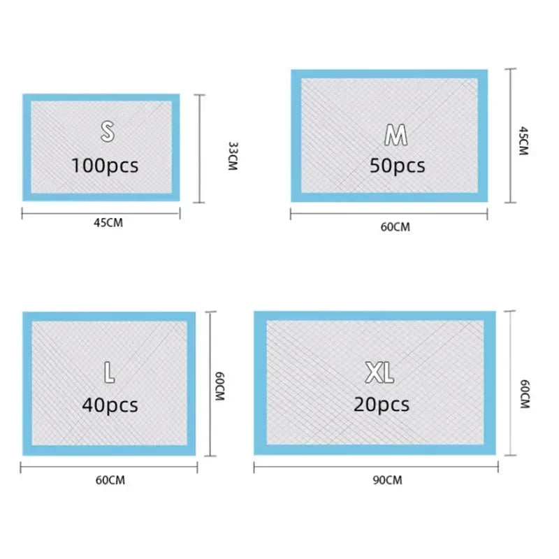 Super Absorbent Pet Paper Urine Pad Dog Training Paper Urine Pad Disposable Healthy Paper Urine Pad Cat and Dog Quick Drying Peaceful Pleasures Health and Wellness