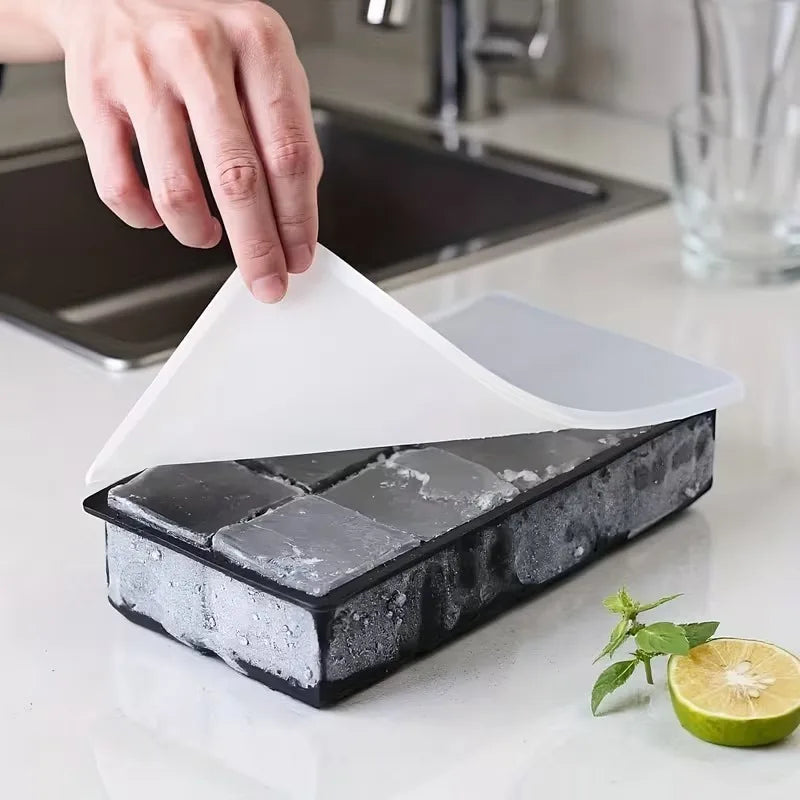Silicone Ice Cube Mold & Ice Ball Maker | 4/6/8/15 Compartments
