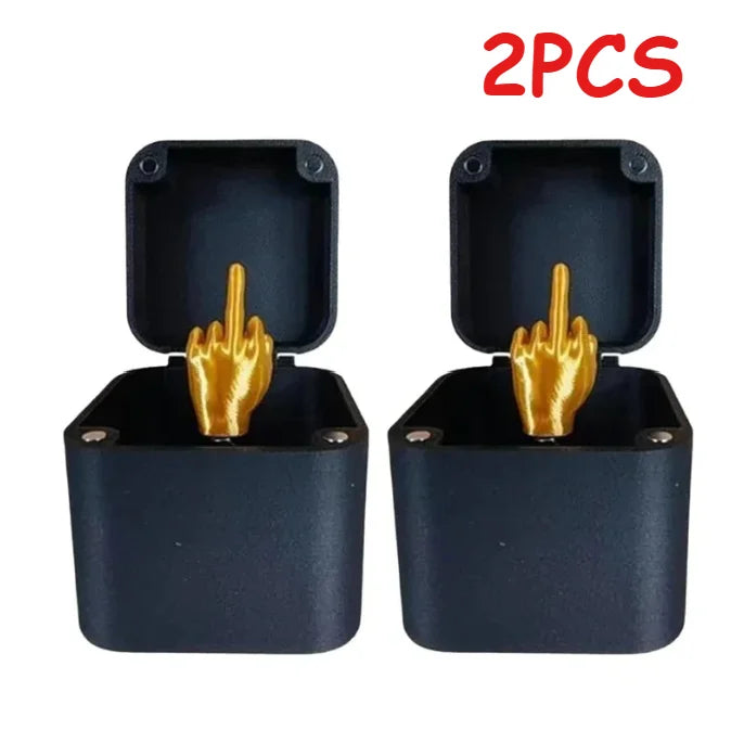 Funny Middle Finger Desk Decor – Miniature Prank Gift