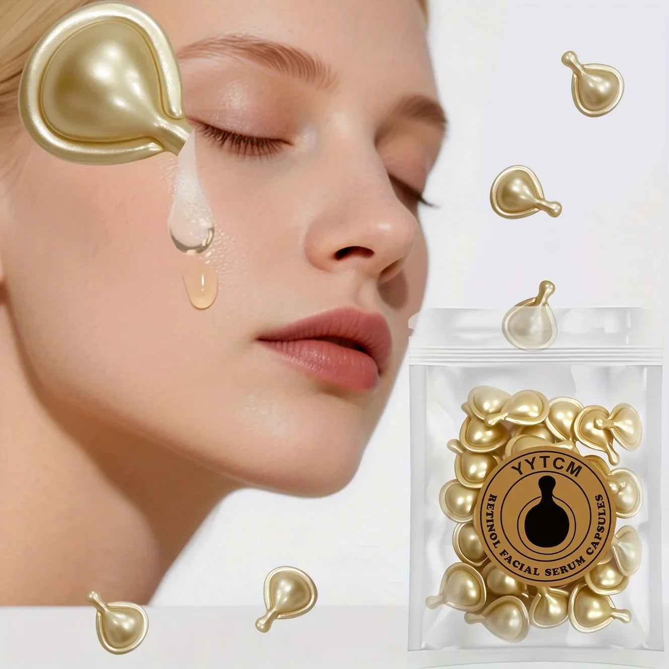 Retinol Capsules with Collagen & Niacinamide | 30ct Serum