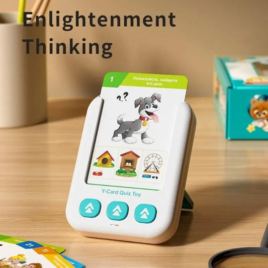 Bilingual Flashcard Learning Machine for Kids | 55 Cards Educational Flash Cards Peaceful Pleasures Health and Wellness