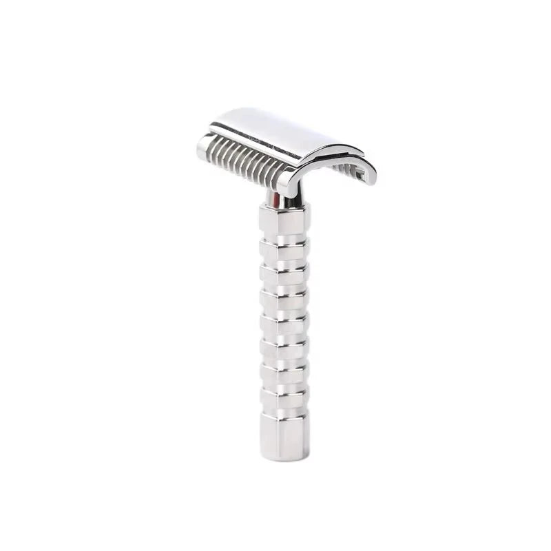 2026 Yaqi Duomo Stainless Steel Safety Razor 0.70mm Blade Gap for Smooth Shaving Comfortable Grip Classic Design Peaceful Pleasures Health and Wellness RAS2355