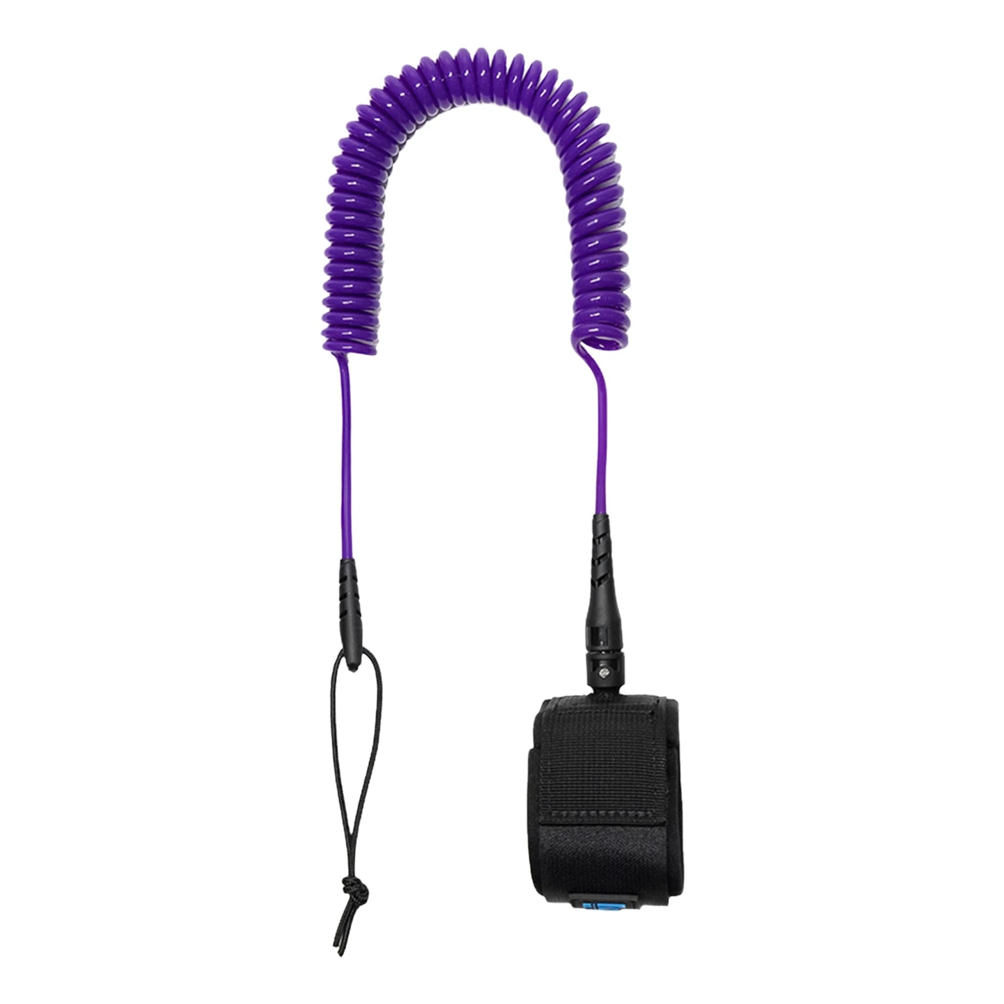 Coiled SUP Leash 10FT SUP Ankle Safety Rope 5.5mm Thick for Paddleboard Shortboard Longboard Watersports Accessory Peaceful Pleasures Health and Wellness Purple