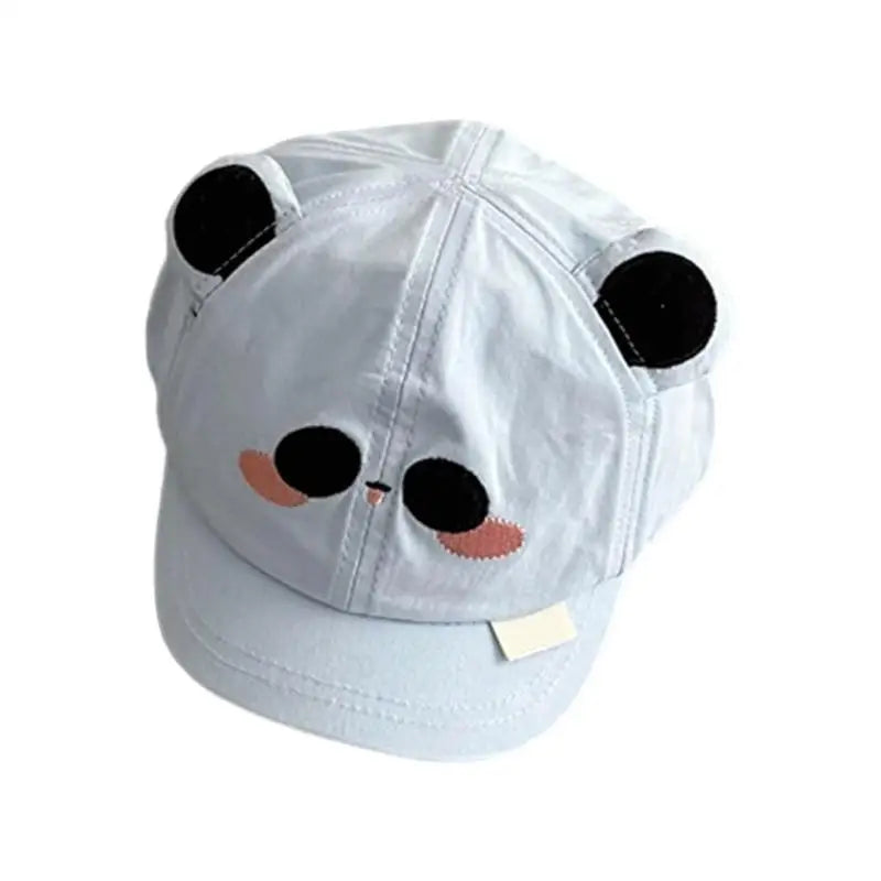 Baby Cotton Sun Hat – Cute Animal Design & Adjustable Strap